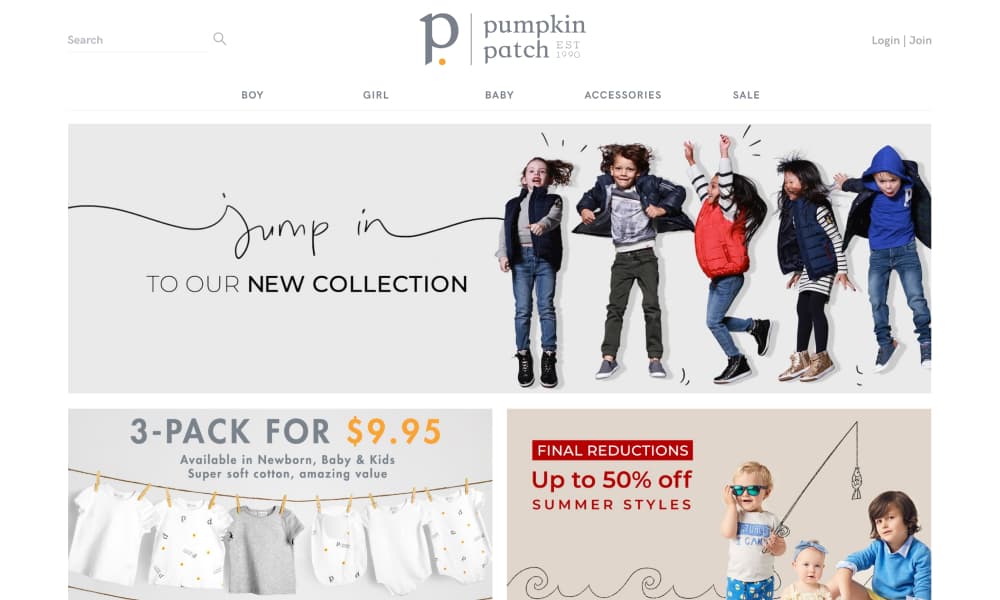 Pumpkin Patch homepage
